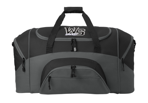 WS Wolves Embroidered Port Authority® - Standard Colorblock Sport Duffel