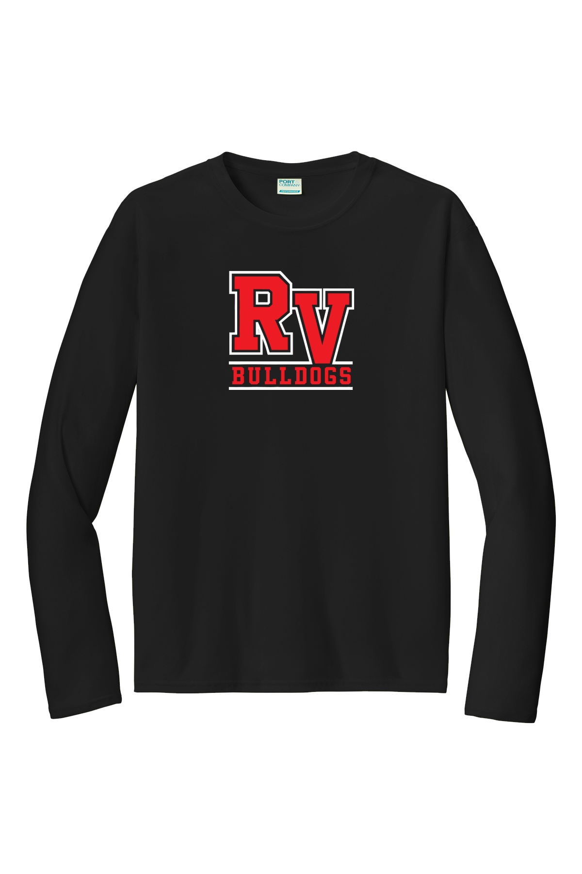 RV Youth Football "RV" Port & Co™ Long Sleeve Performance Tee