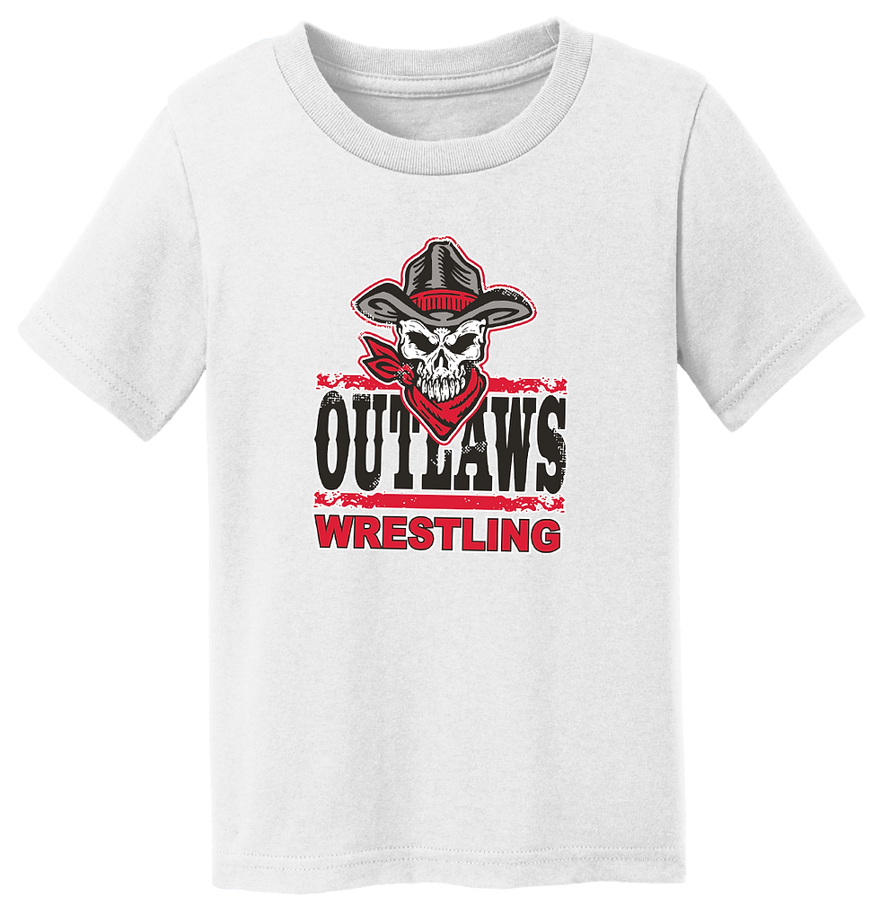 Thumbnail: Outlaws Wrestling Port & Company® TODDLER Core Cotton Tee