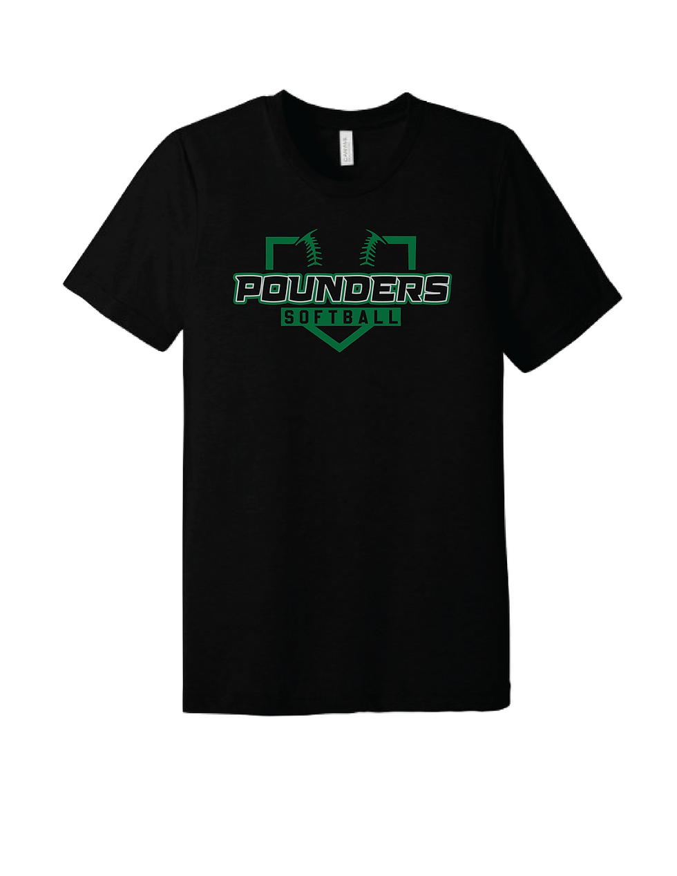Pounders "Plate" BELLA+CANVAS ® Unisex Triblend Short Sleeve Tee