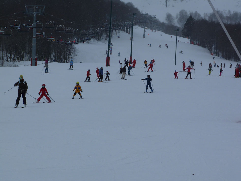 Au pied des pistes