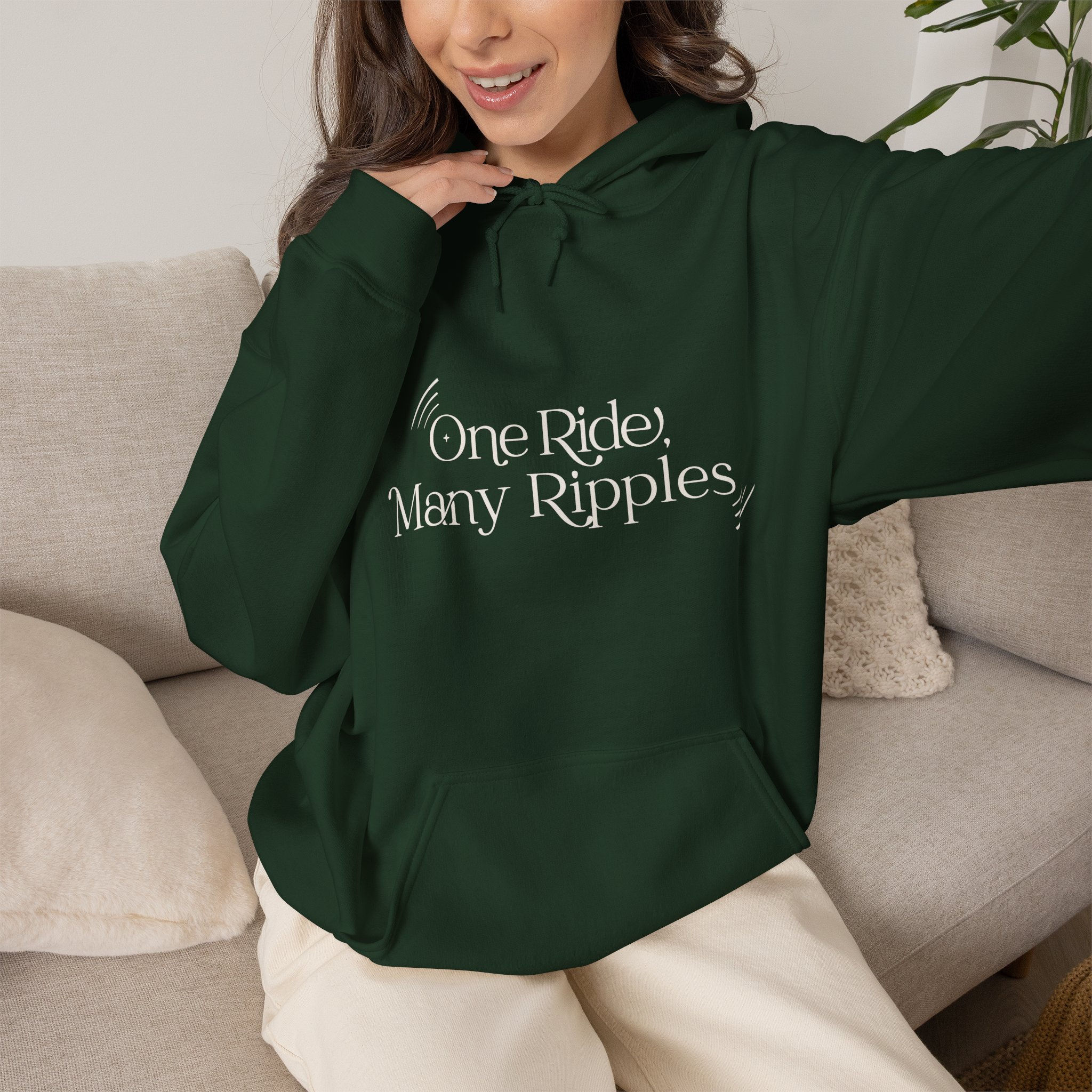 "One Ride, Many Ripples" Hoodie