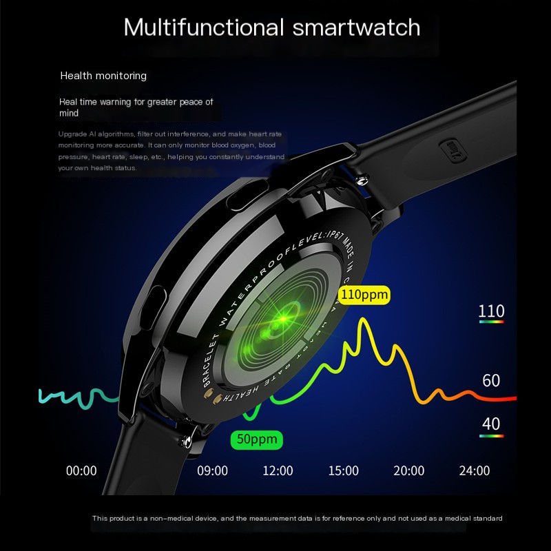 Thumbnail: Smartwatch with Health Monitoring and Bluetooth Calls