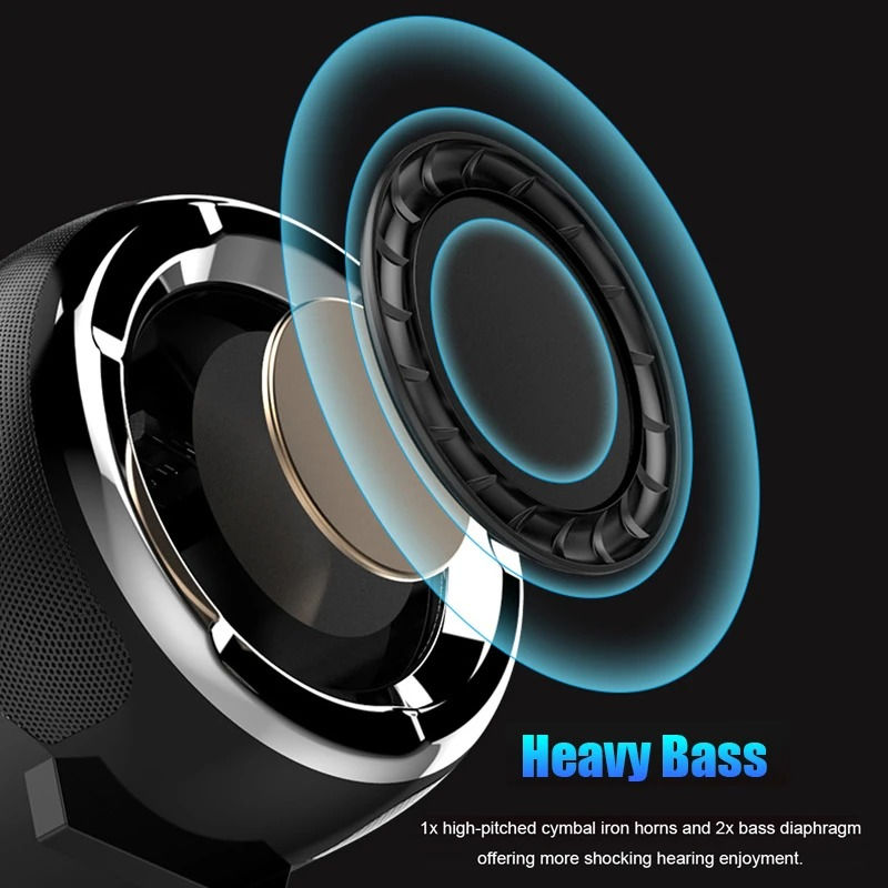 Thumbnail: Portable Anti-Fall Bluetooth Speaker with Subwoofer