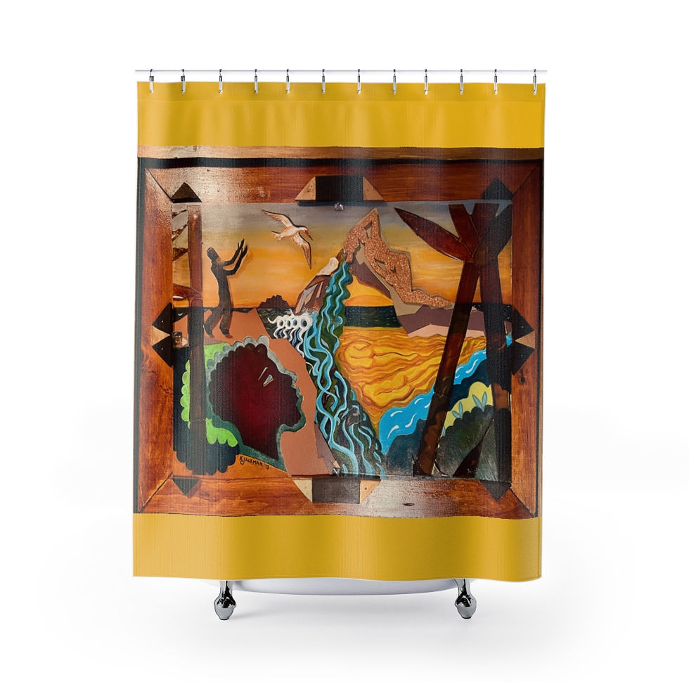 Thumbnail: "Flight to Forgiveness" - Shower Curtains