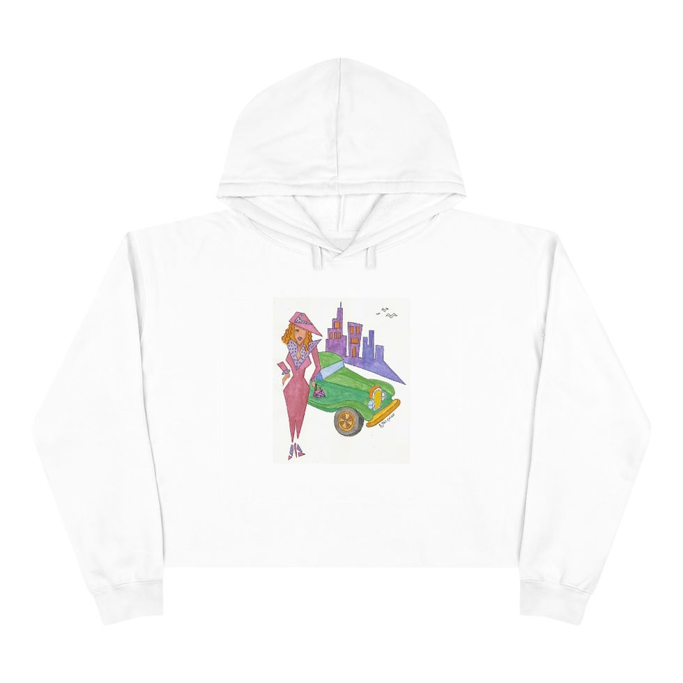 Thumbnail: "Diva" Crop Hoodie
