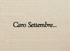 Settembre è il vero capodanno, Gennaio è un prestanome.