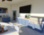 Outdoor Kitchen 3D Rendering