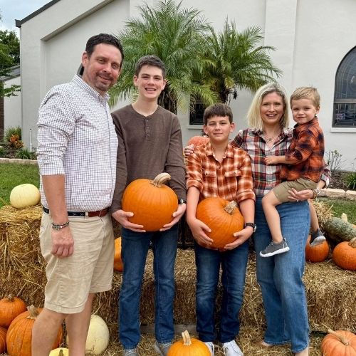 Family Time at The Pumpkin Patch