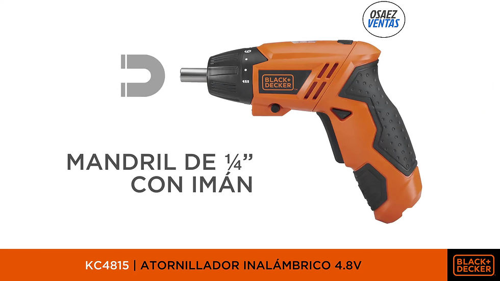 Miniatura: Atornillador Inalámbrico 4,8v Black+decker Kc4815-b2c
