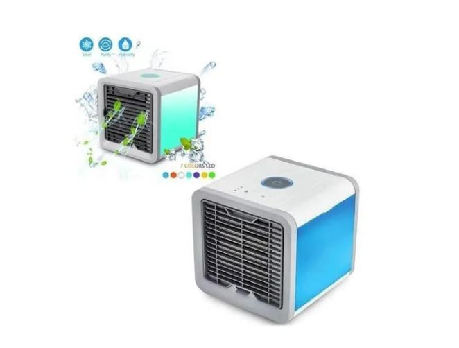 Miniatura: Cubo Enfriador Mini Aire Acondicionado Portátil Led