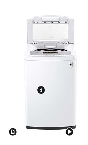 Miniatura: Lavadora Superior 9 Kg Motor Smart Inverter / WT9WPB2V  LG
