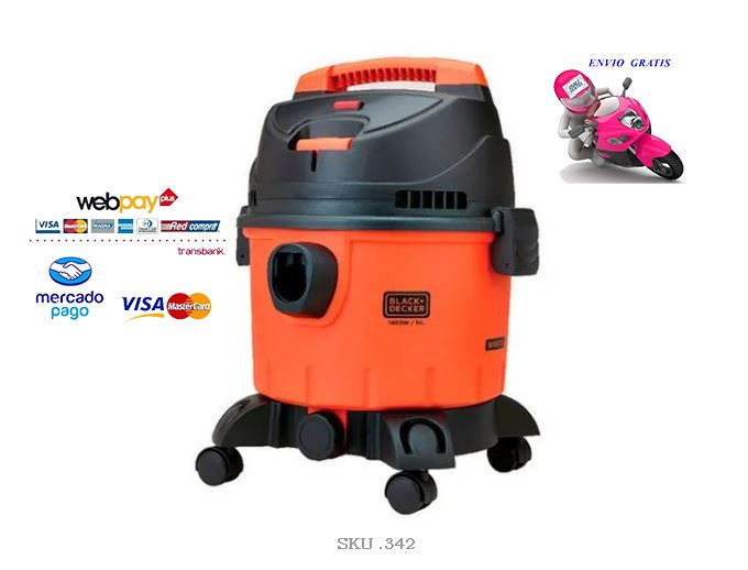 Aspiradora Polvo/agua 15l 1400w Black+decker Bdwd15-b2c