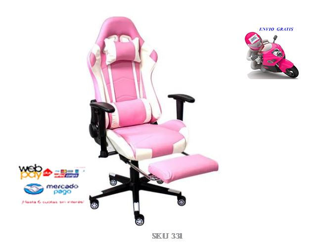 Silla Gamer Profesional Con Respaldo Y Base De Policarbonato