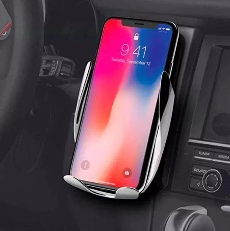 Miniatura: Cargador 10w Auto Inalambrico Qi iPhone 8 X Xs S8 S9 Soporte