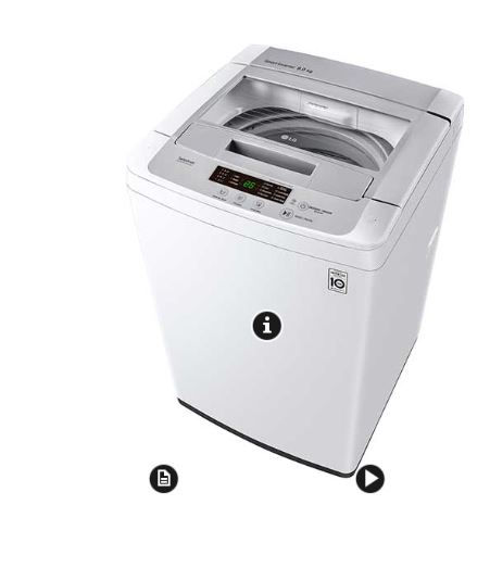 Miniatura: Lavadora Superior 9 Kg Motor Smart Inverter / WT9WPB2V  LG