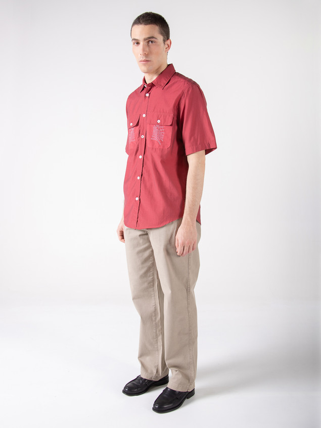 RELAX TROUSERS P SAND COTTON LINEN