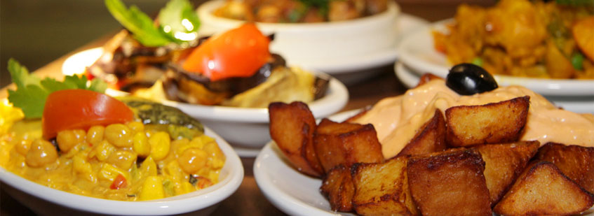 Arranged Food and Objects