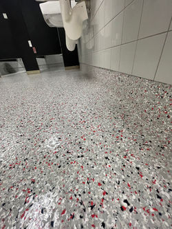 School Bathroom w/ Cove