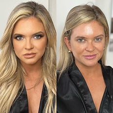 Dramatic glam makeup