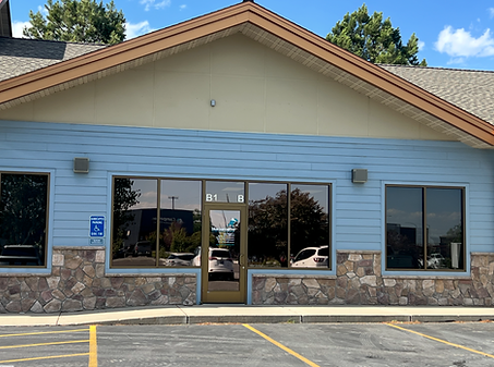 Blue Kangaroo in Billings Montana, plenty of close parking for your convenience