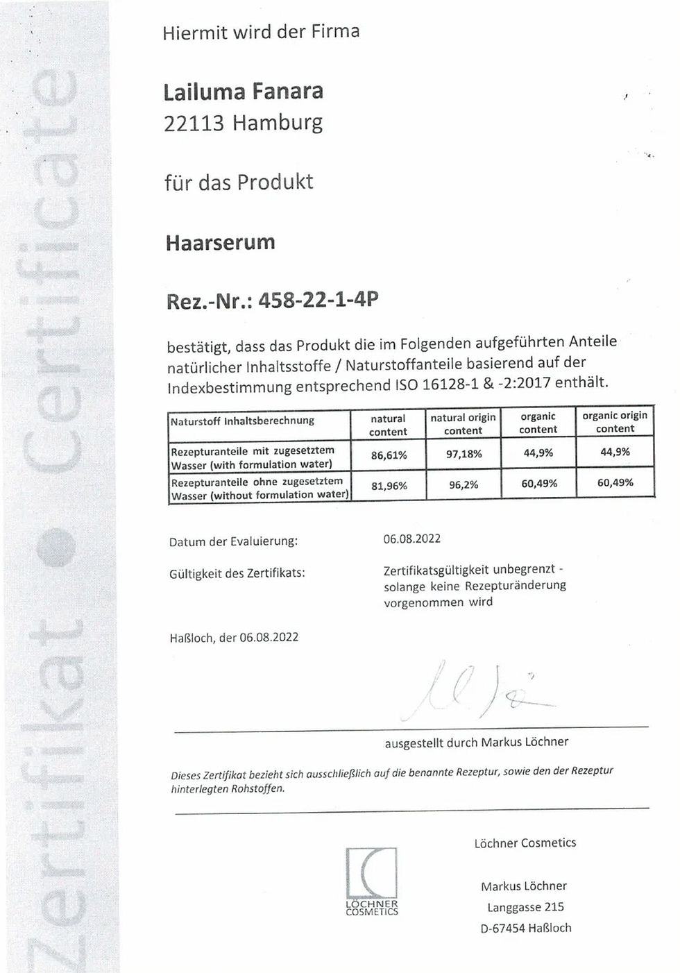 Miniaturbild: Natürliche Inhaltsstoffe im Raasant Haarserum für Kopfhaut und Haarwurzeln