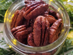 Cinnamon Maple Glazed Pecans