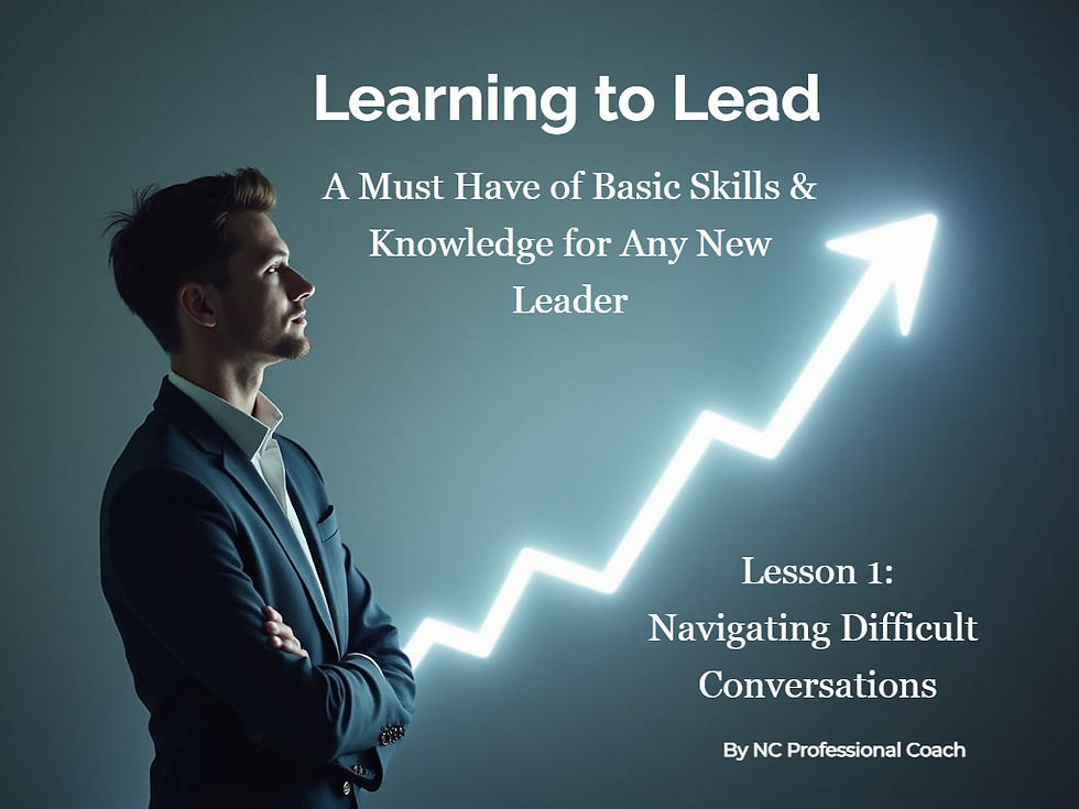 Lesson 1 - Navigating Difficult Conversations
