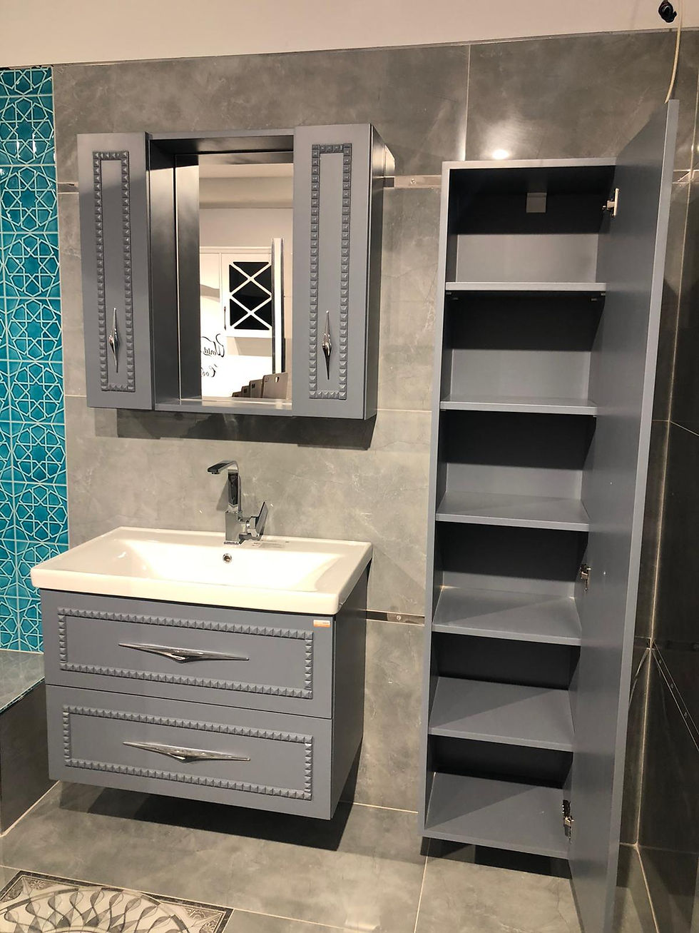 Küçük resim: MAVİ BANYO DOLABI