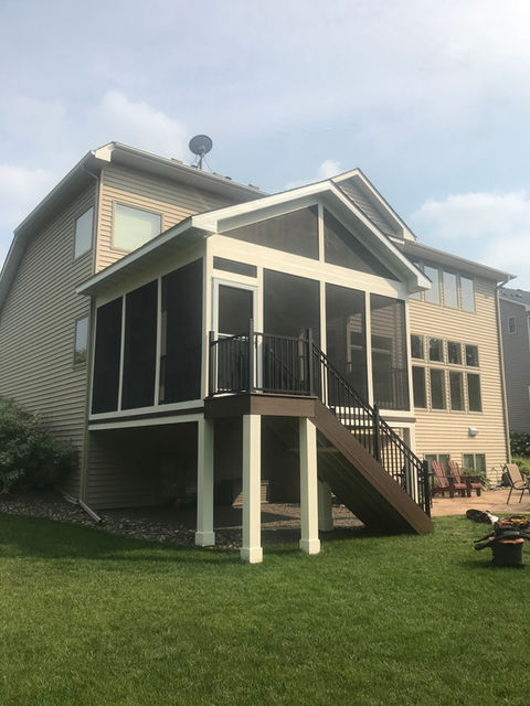 new porch build in maple grove mn