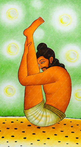 image of murals by hathavidya traditional school of yoga