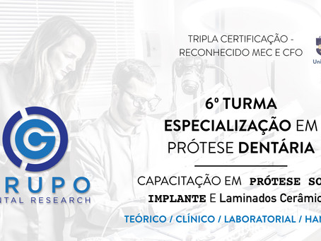 6º Turma de Especialização em Prótese Dentária - Turma 2020