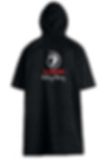縮圖：Flyboard HK Unisex Cozy Zip-Up Poncho Towel-BLACK