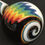 Thumbnail: Black White Rainbow - by Golden Gate Glass
