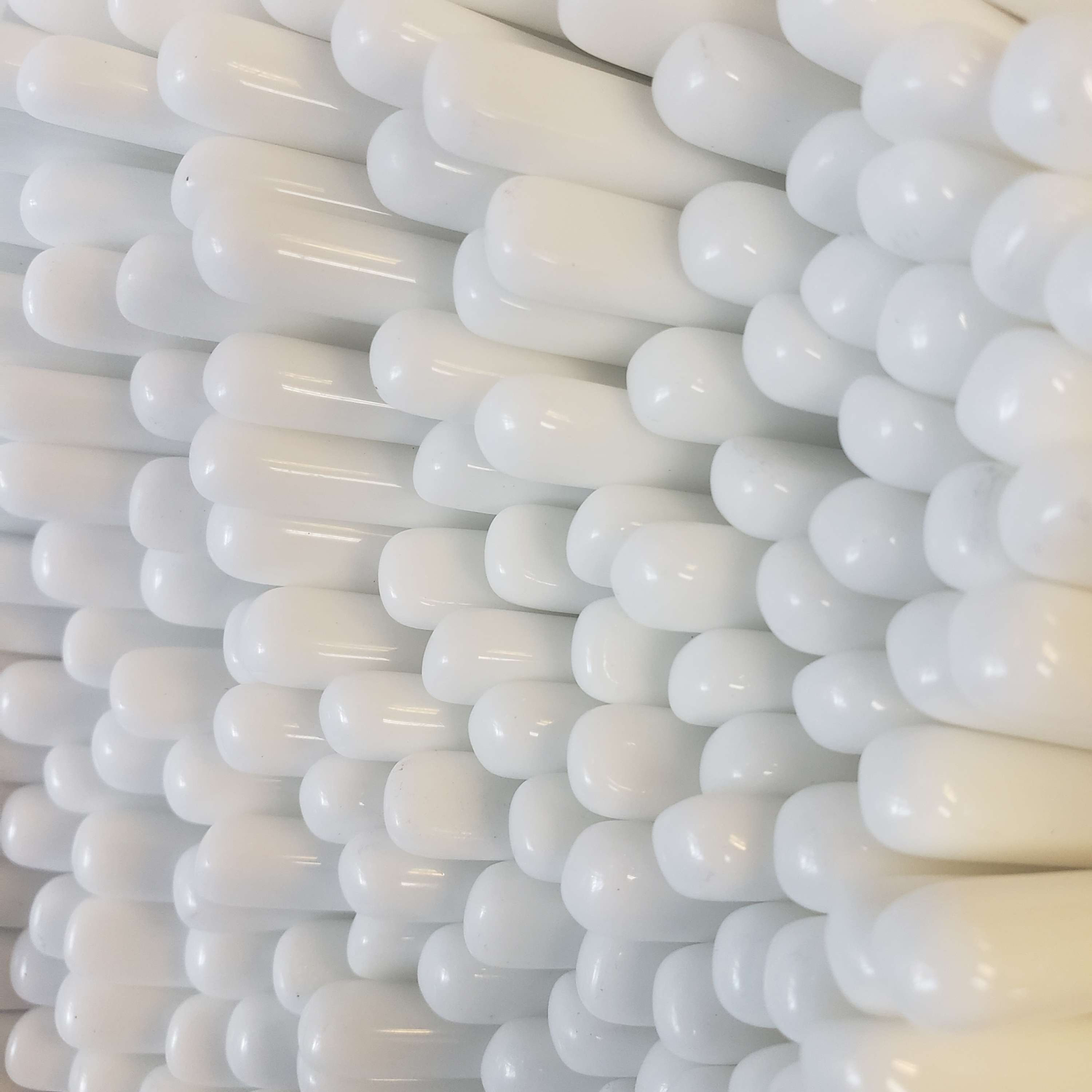 Bright White Boro Stix by Origin Glass