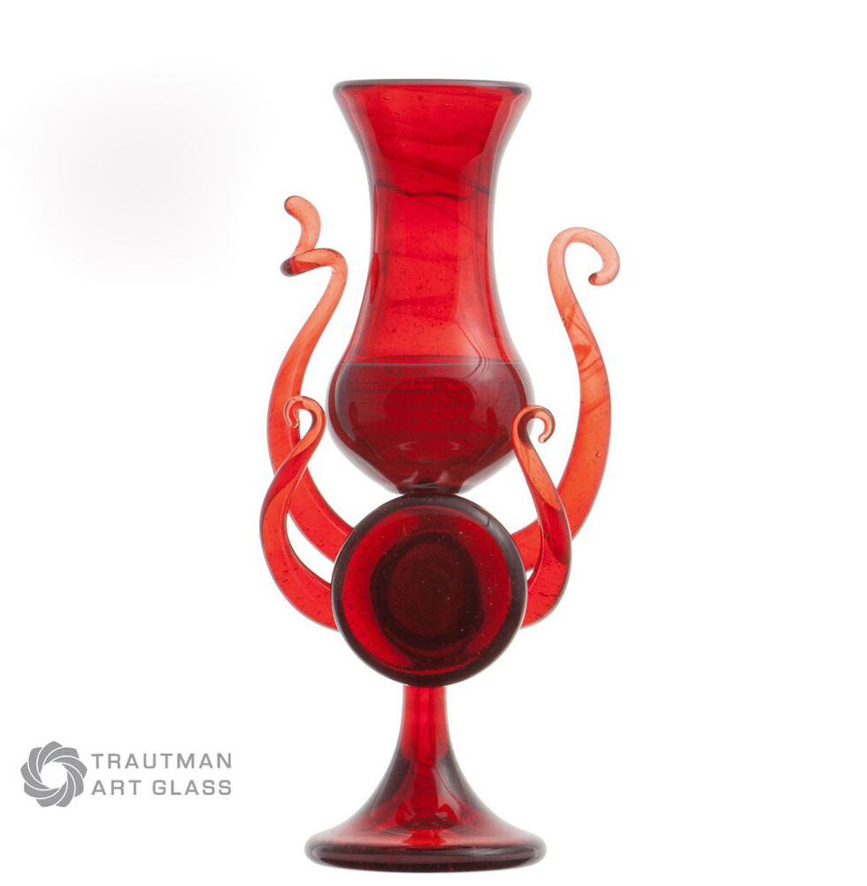 TAG-003 Light Red Elvis Rods - Northstar Glassworks
