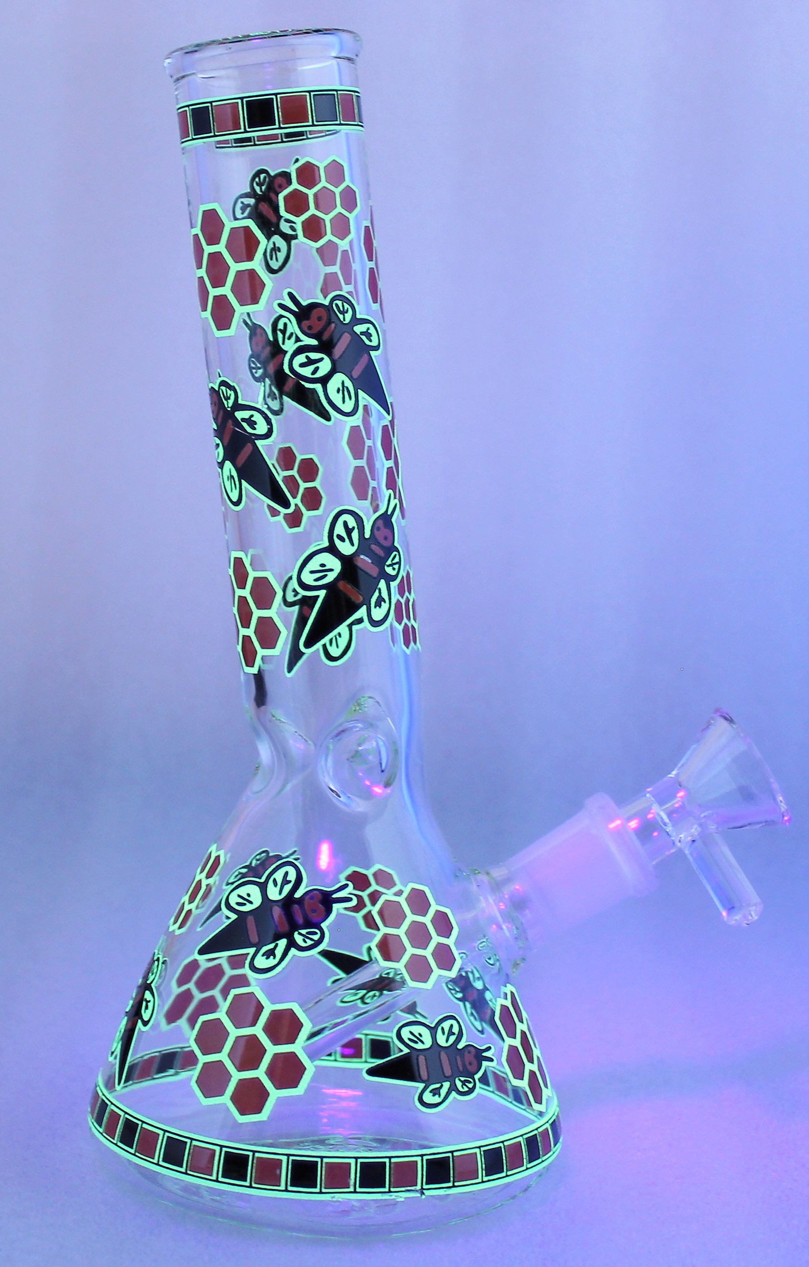 8" Mini Decal Water Pipe