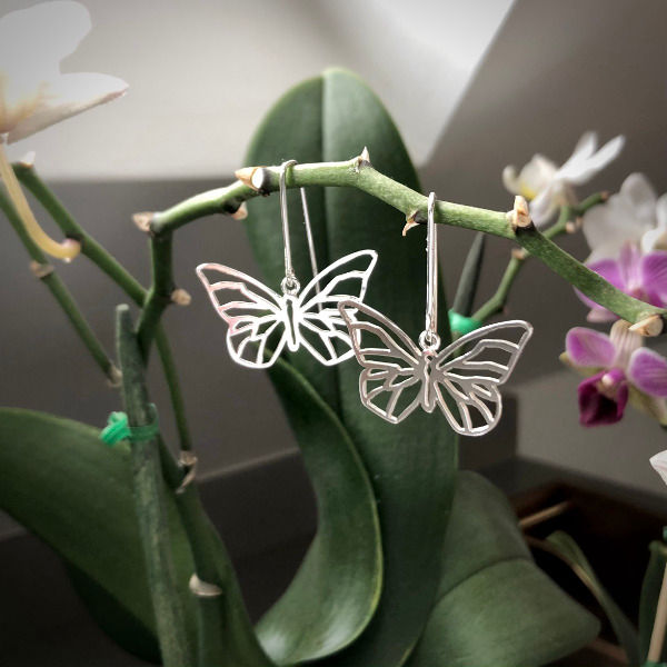 Miniatura: Colgantes Mariposas Geométricas