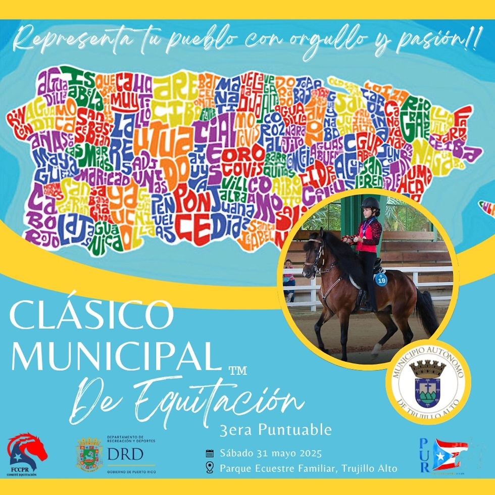 Nicole De La Cruz dirá presente en la categoría amazonas 9-11 años representando a su pueblo de a Camuy y su Escuela de Equitación 4E