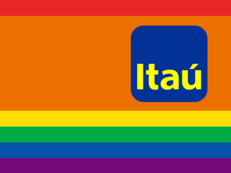 Banco Itaú investe mais de 1,08 milhão em projetos voltados para a comunidade LGBT+, em 2021.