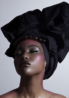 Model in Headscarf