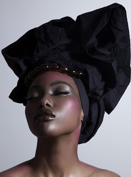 Model in Headscarf