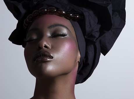 Model in Headscarf