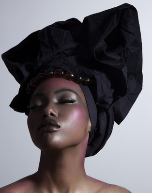 Model in Headscarf