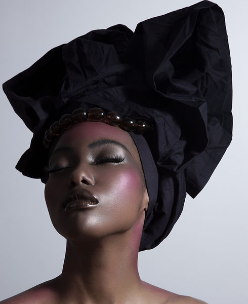 Model in Headscarf