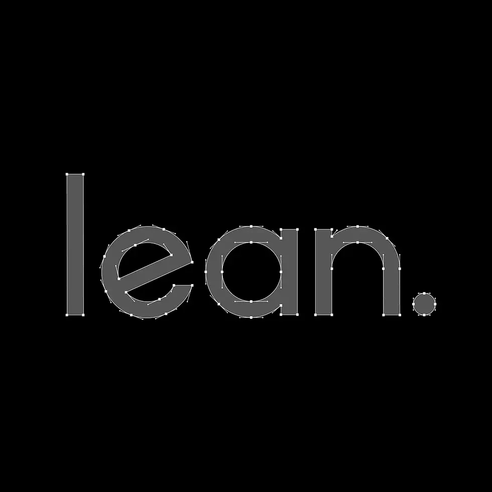 6 Lean Logo guidelines - Moon Design -Alan Jacob George