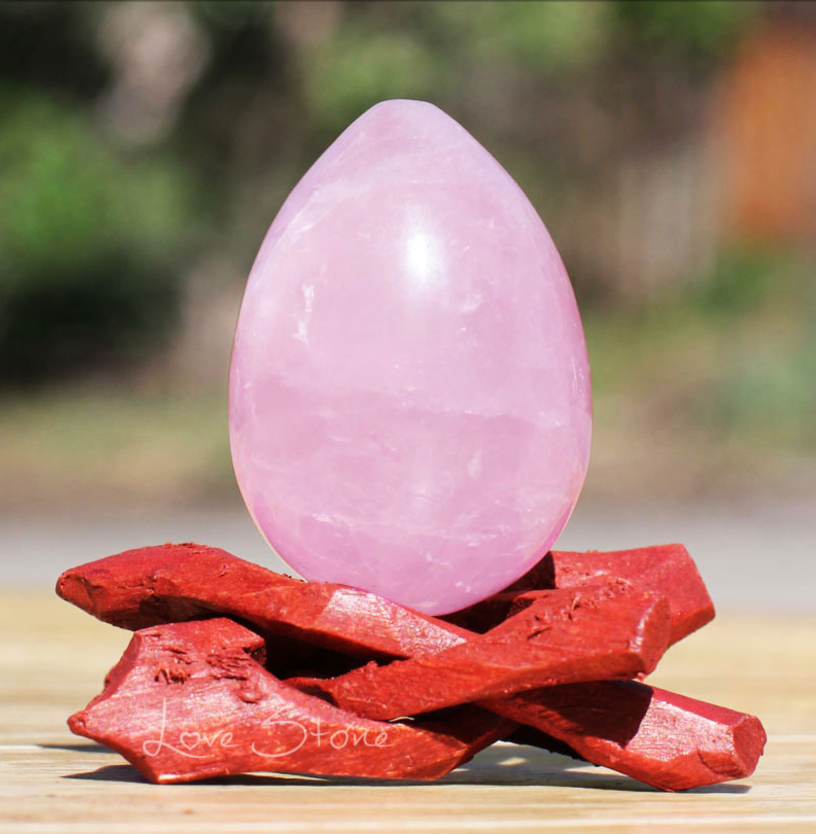 Pembe Quartz Yoni Yumurta Seti