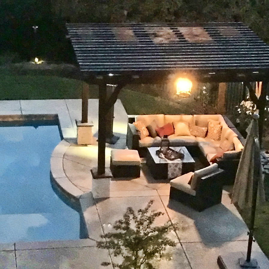 P010 - Hand-hewn Pergola