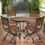 Thumbnail: IRT001 - Toscana Iron & Teak Round Table D 39"