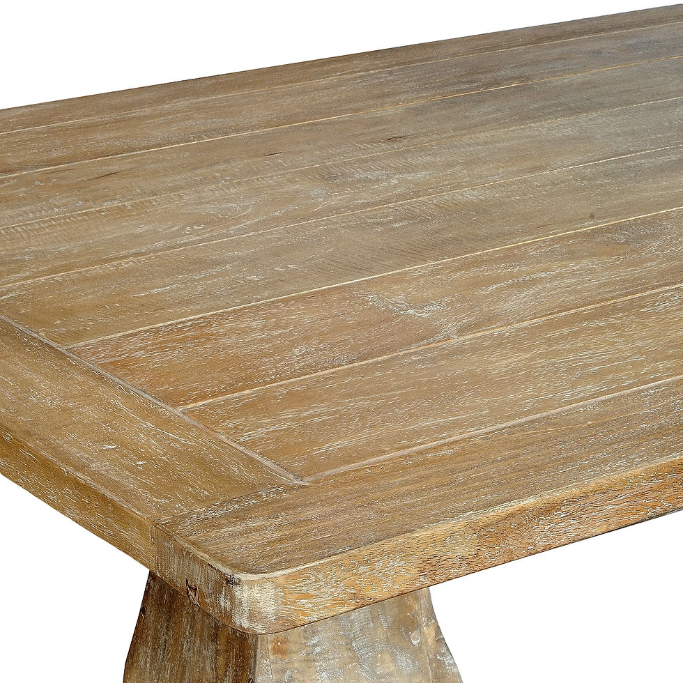 Thumbnail: MAH510 - Santa Fe Balustrade Slatted Top Dining Table 7ft